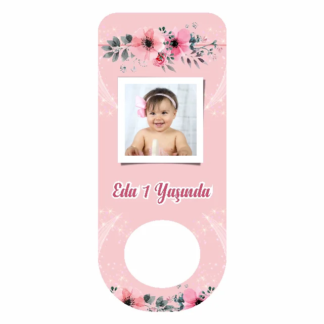 Çiçek Temalı Dikdörtgen Açacak Magneti